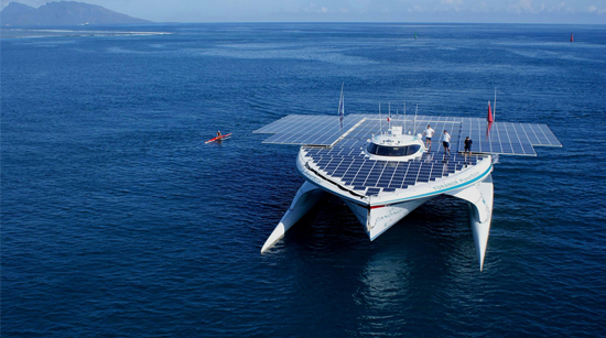 Primera vuelta al mundo del barco solar mÃ¡s grande del planeta