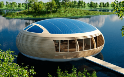 WaterNest 100: Una casa flotante 100% eco-amigable