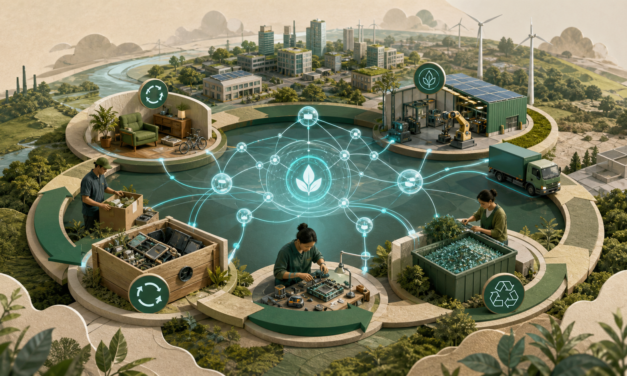 Economía circular e inteligencia artificial agéntica: de la eficiencia aislada a sistemas que cierran el ciclo
